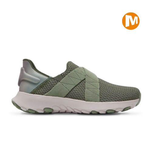 Merrell Cloud Cross Knit Sneaker Damen Olivgrün [DE-HVSJN]
